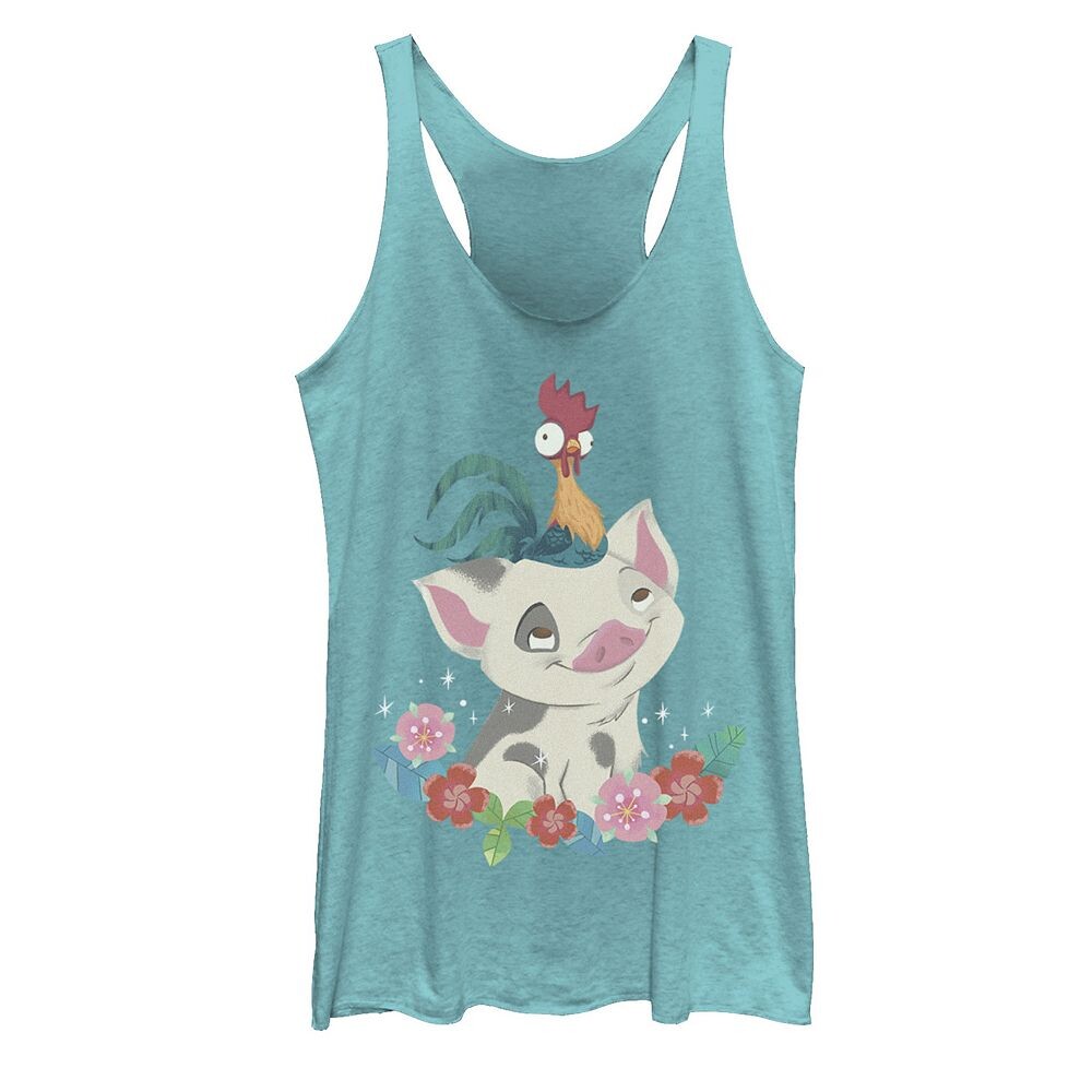 Майка Hei Hei Rooster Pua Flowers Disney's Moana Juniors Licensed Character, цвет Tahiti Blue
Майка Hei Hei Rooster Pua Flowers Disney's Moana Juniors Licensed Character, цвет Tahiti Blue