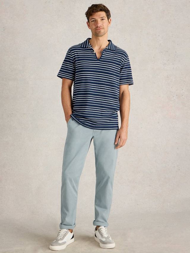 Брюки-чино из саттона White Stuff, светло-синий 
Брюки-чино из саттона White Stuff, светло-синий