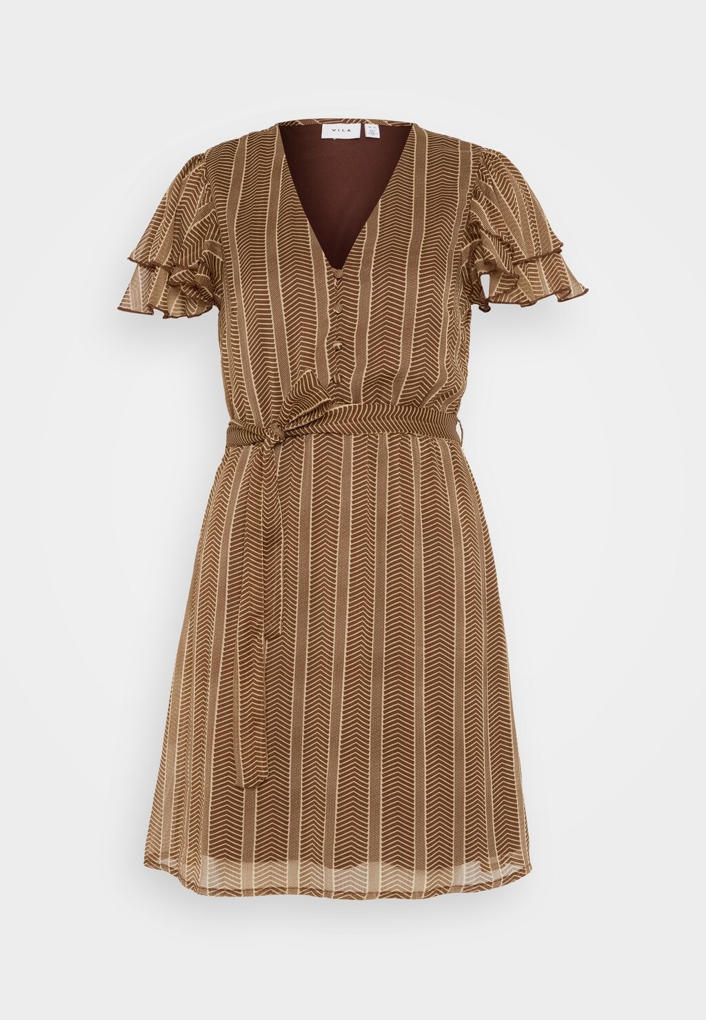 Платье-блузка VINORA V NECK SHORT DRESS VILA, коричневый
Платье-блузка VINORA V NECK SHORT DRESS VILA, коричневый