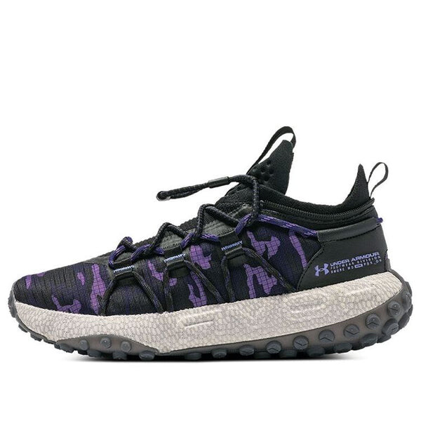 Кроссовки hovr summit fat tire 'black purple camo' Under Armour, черный 
Кроссовки hovr summit fat tire 'black purple camo' Under Armour, черный