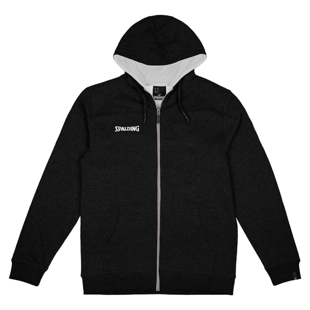 Толстовка Spalding Flow Full Zip, черный 
Толстовка Spalding Flow Full Zip, черный