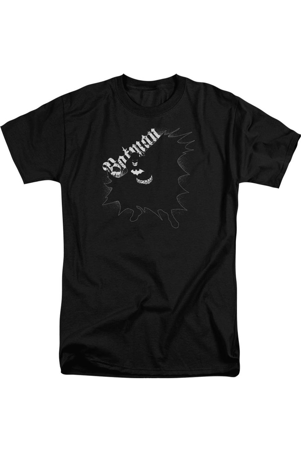 Футболка Batman Darkness с коротким рукавом для взрослых Gildan, черный 
Футболка Batman Darkness с коротким рукавом для взрослых Gildan, черный