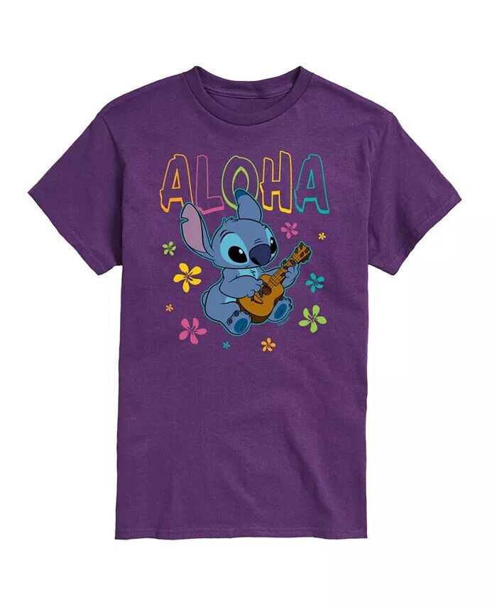Мужская футболка с короткими рукавами Hybrid Apparel Lilo and Stitch AIRWAVES, фиолетовый
Мужская футболка с короткими рукавами Hybrid Apparel Lilo and Stitch AIRWAVES, фиолетовый