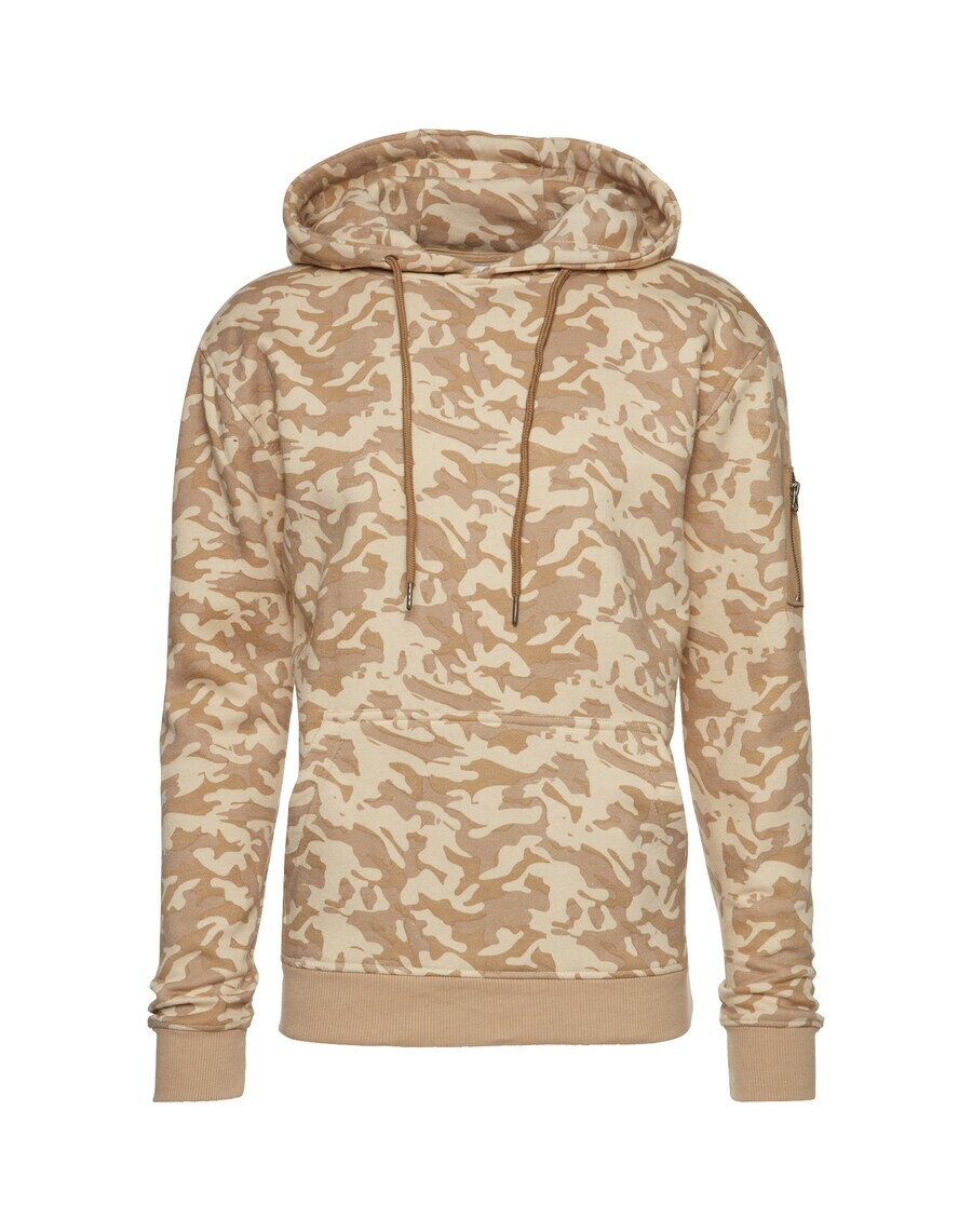 Толстовка с капюшоном Urban Classics Sweatshirt, цвет cream/sand/dark beige 
Толстовка с капюшоном Urban Classics Sweatshirt, цвет cream/sand/dark beige