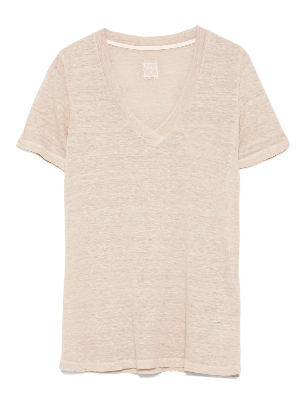 Льняная футболка с V-образным вырезом 120% Lino, нейтральный
Льняная футболка с V-образным вырезом 120% Lino, нейтральный