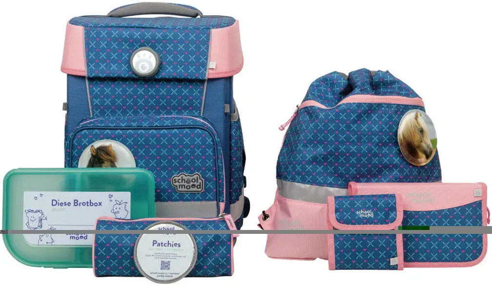 Школьная сумка SCHOOL-MOOD "Чемпион, Мила (лошадь)", световозвращающие поверхности, из переработанного материала, цвет Mila
Школьная сумка SCHOOL-MOOD "Чемпион, Мила (лошадь)", световозвращающие поверхности, из переработанного материала, цвет Mila