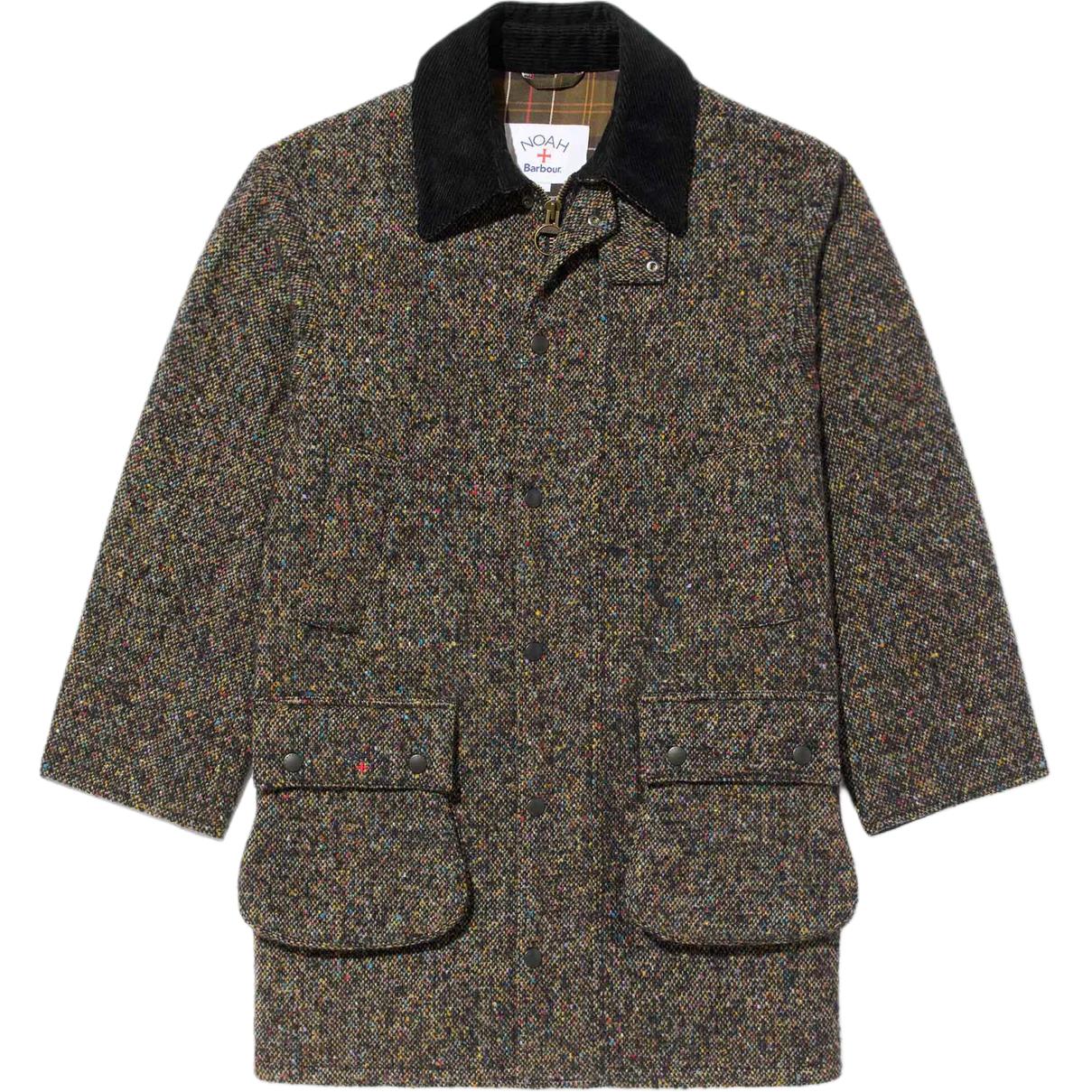 NOAH Куртка Barbour Collaboration FW24 унисекс черная, Black 
NOAH Куртка Barbour Collaboration FW24 унисекс черная, Black