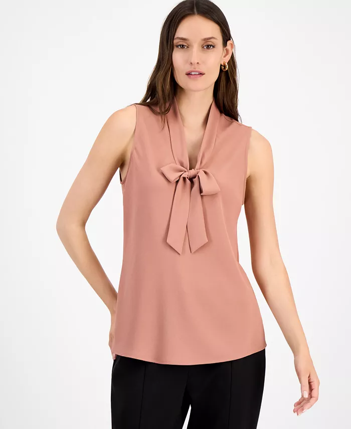 Женский топ без рукавов с галстуком Kasper, розовый
Женский топ без рукавов с галстуком Kasper, розовый