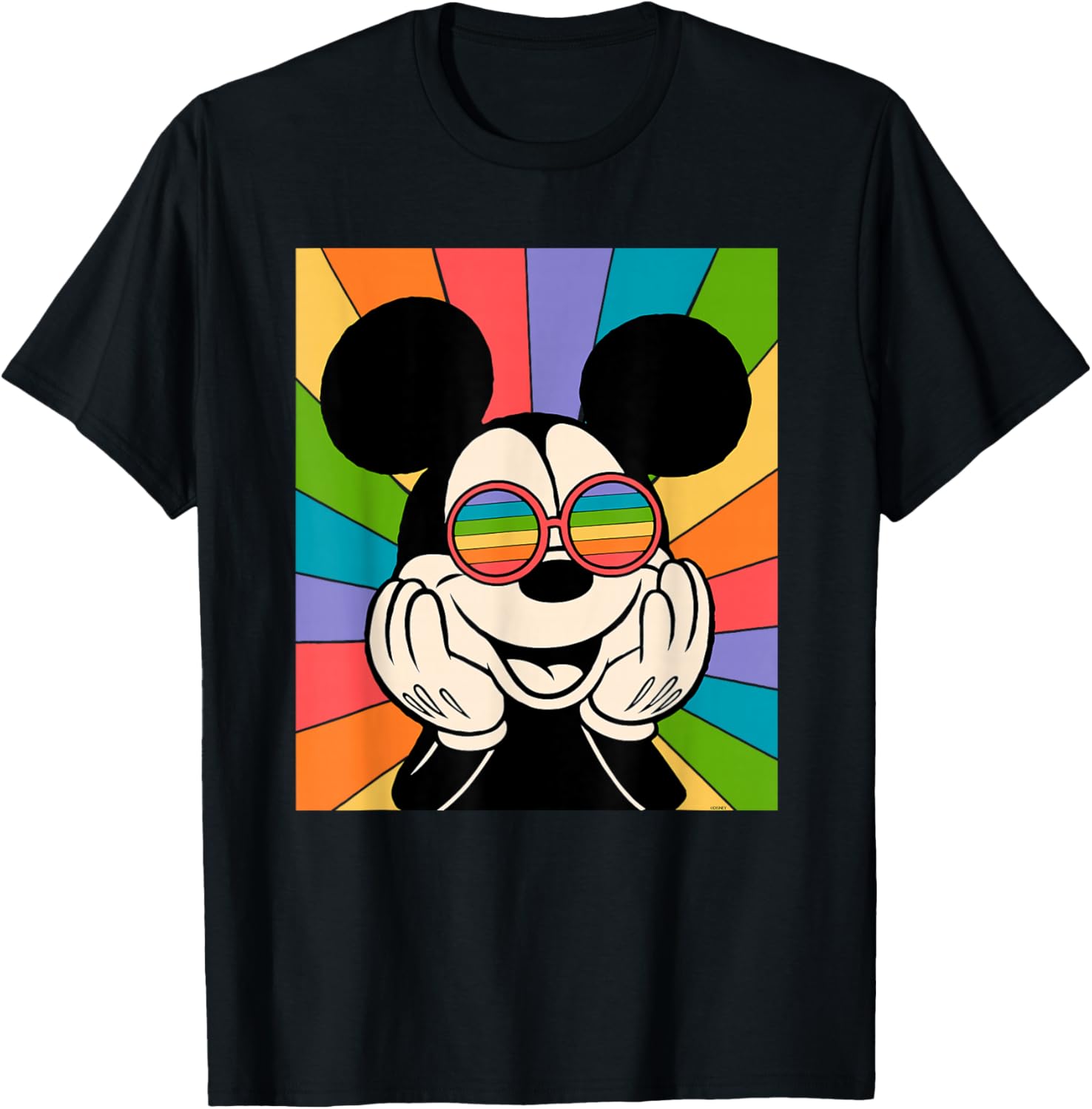 Футболка с коротким рукавом Disney для мальчиков и подростков, с изображением Микки Мауса в стиле ретро «Солнечные лучи», черный
Футболка с коротким рукавом Disney для мальчиков и подростков, с изображением Микки Мауса в стиле ретро «Солнечные лучи», черный