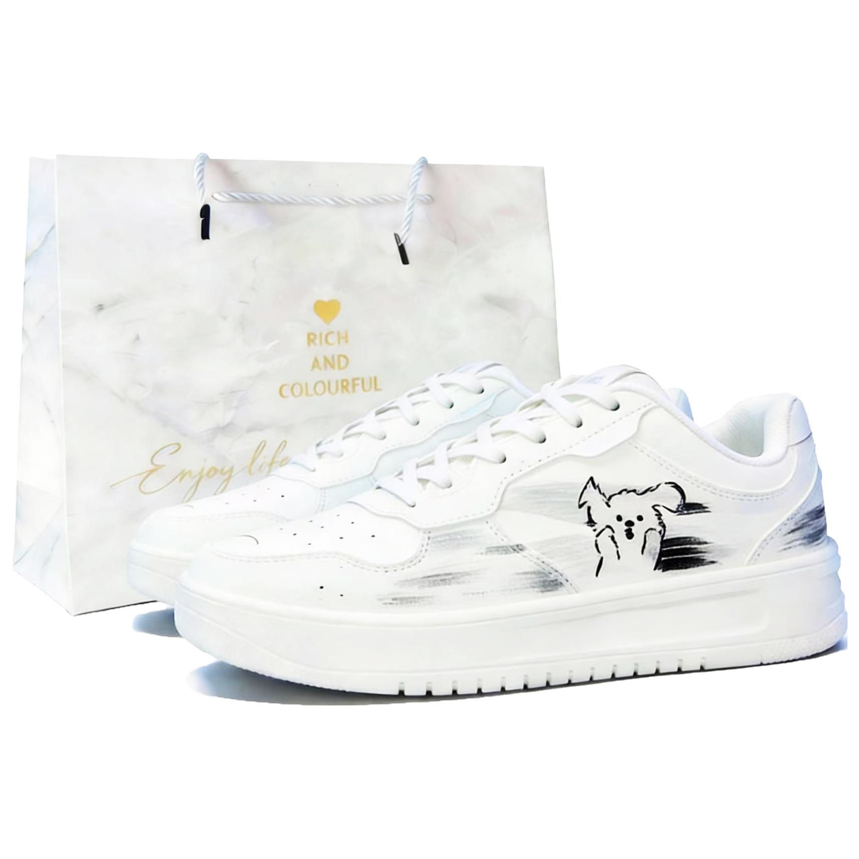 ANTA Легкие мальтийские износостойкие и легкие низкие кроссовки для скейтбординга Unisex Black White
ANTA Легкие мальтийские износостойкие и легкие низкие кроссовки для скейтбординга Unisex Black White