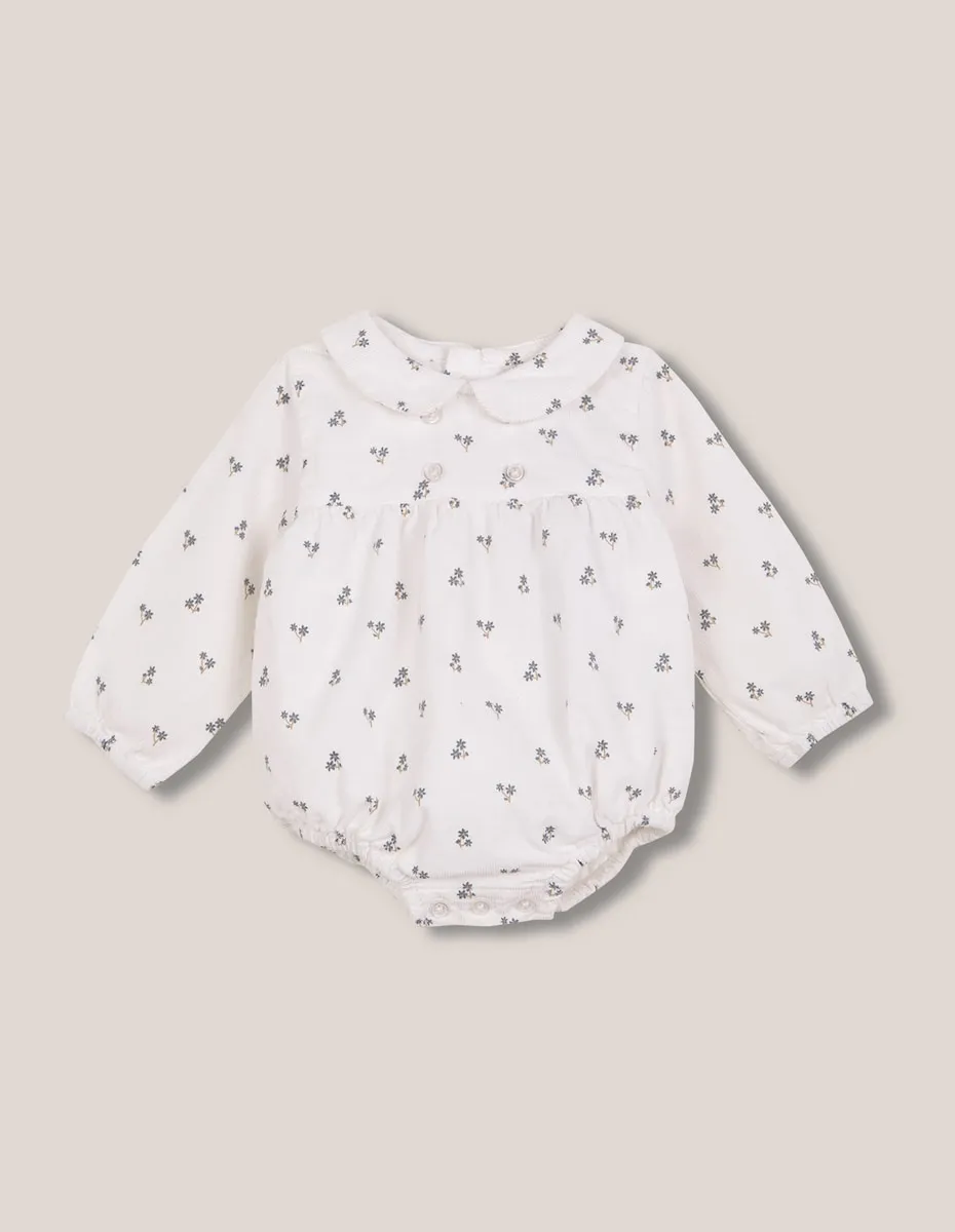 Комбинезон для младенца из вельвета с цветочным принтом Gocco, белый
Комбинезон для младенца из вельвета с цветочным принтом Gocco, белый