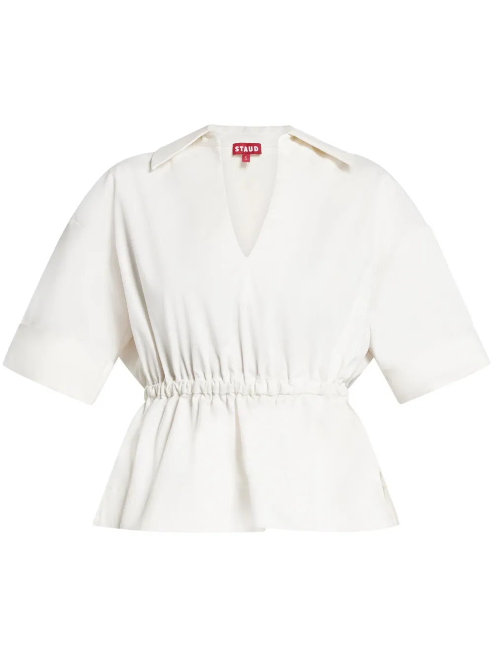 Блузка Bristol с баской STAUD, белый
Блузка Bristol с баской STAUD, белый
