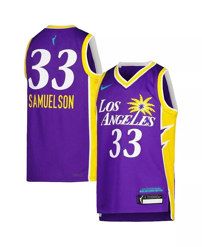Молодежная футболка игрока Katie Lou Samuelson Purple Los Angeles Sparks 2021 Explorer Edition Victory Nike
Молодежная футболка игрока Katie Lou Samuelson Purple Los Angeles Sparks 2021 Explorer Edition Victory Nike