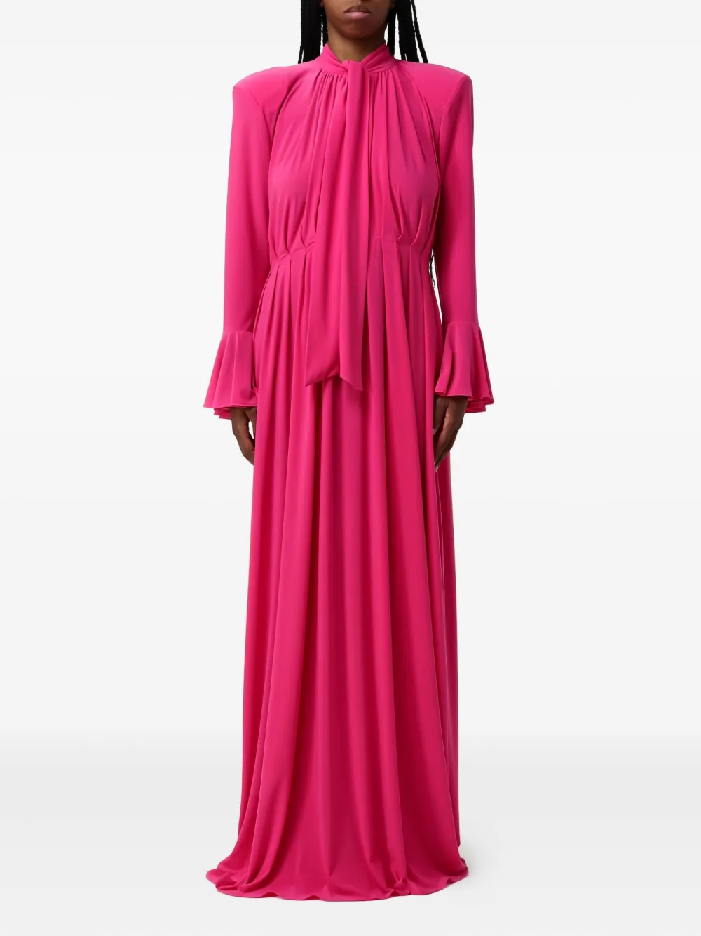 Платье с объемными рукавами и завязками Twenty Fourhaitch, розовый
Платье с объемными рукавами и завязками Twenty Fourhaitch, розовый
