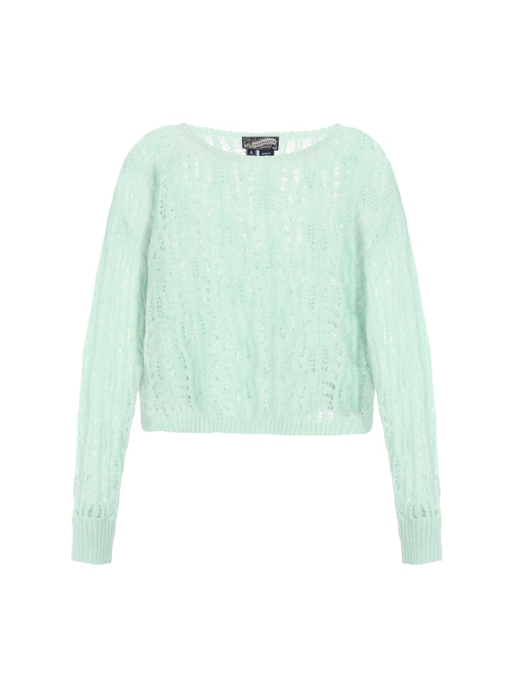 DreiMaster Женский свитер мятно-голубого цвета
DreiMaster Женский свитер мятно-голубого цвета