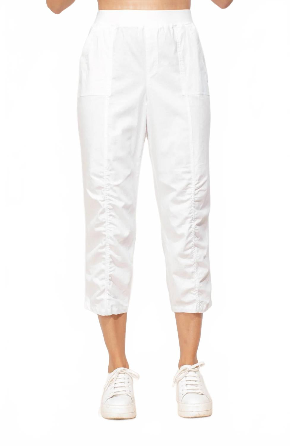 Белые брюки-капри Island ESCAPE BY HABITAT
Белые брюки-капри Island ESCAPE BY HABITAT