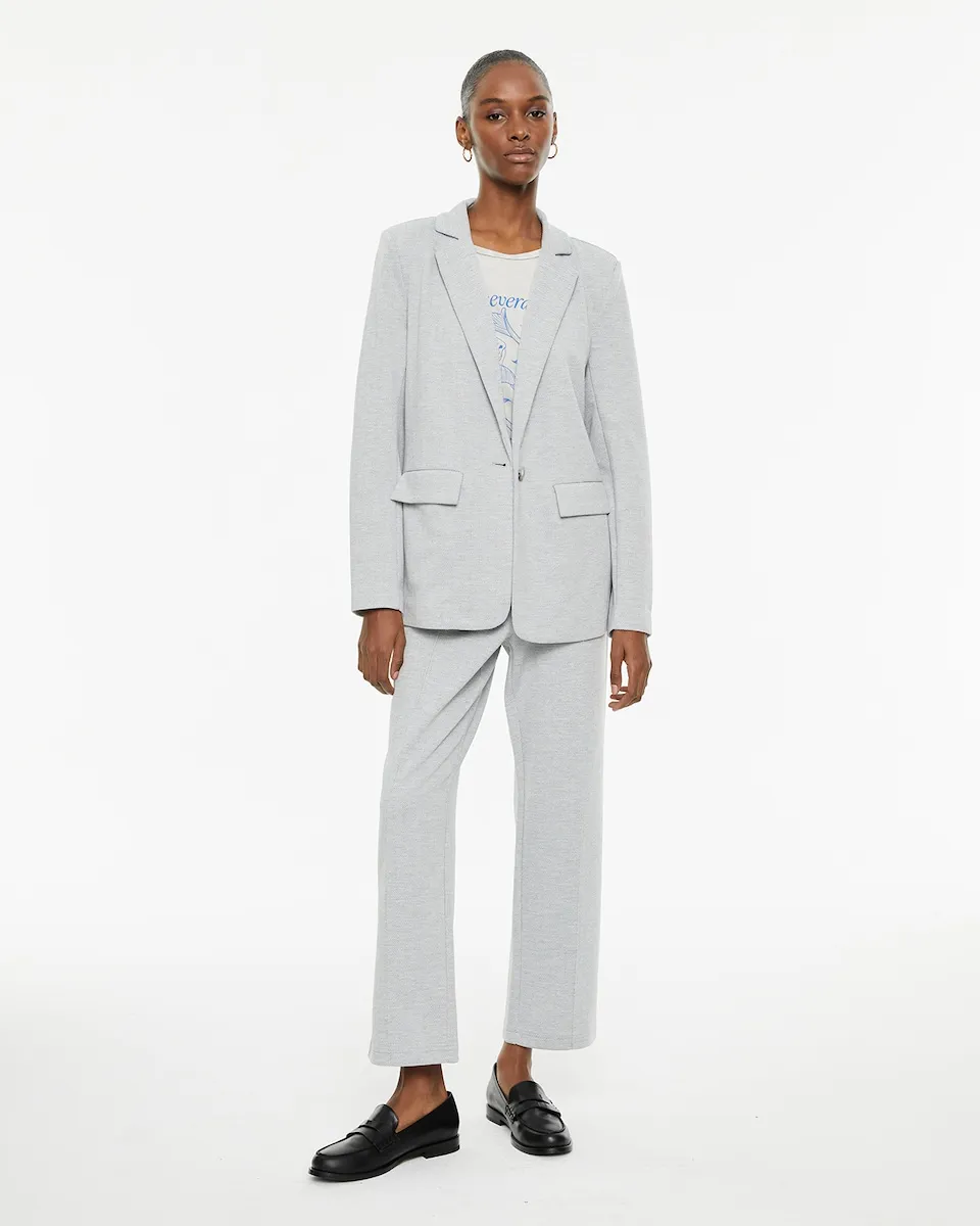 Женские брюки средней посадки из комфортной жаккардовой ткани System Action, серый
Женские брюки средней посадки из комфортной жаккардовой ткани System Action, серый