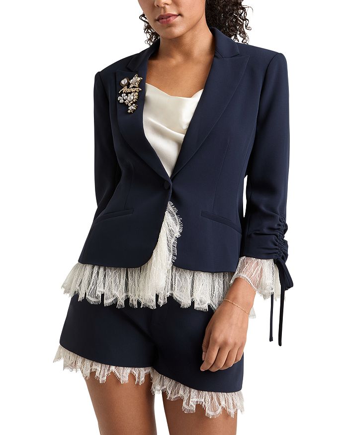 Маленький блейзер Roxie Cinq à Sept, синий
Маленький блейзер Roxie Cinq à Sept, синий