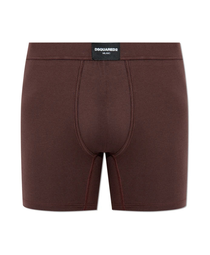 Боксерские шорты с нашивкой с логотипом. Dsquared2, коричневый
Боксерские шорты с нашивкой с логотипом. Dsquared2, коричневый