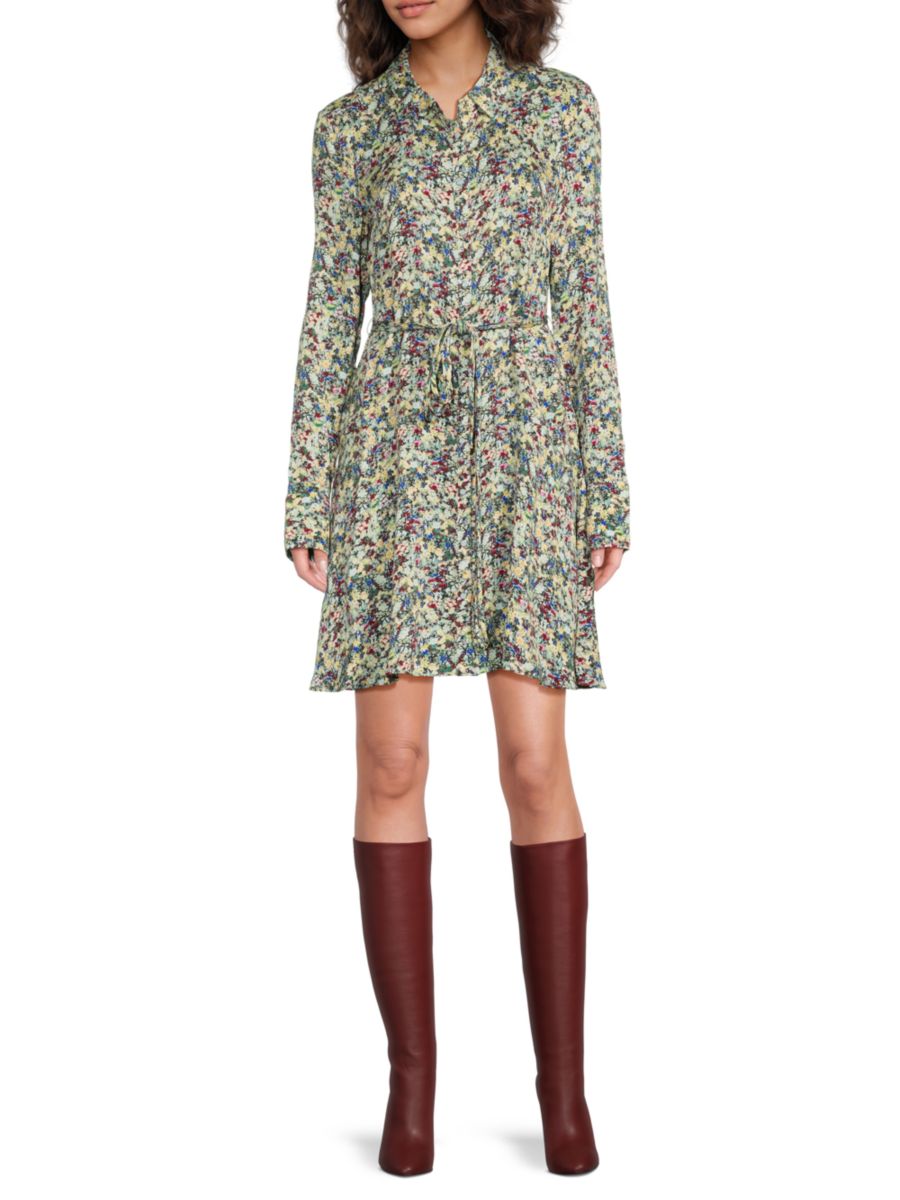 Мини-платье Angie с цветочным принтом и завязками на талии Derek Lam 10 Crosby, цвет Teal
Мини-платье Angie с цветочным принтом и завязками на талии Derek Lam 10 Crosby, цвет Teal