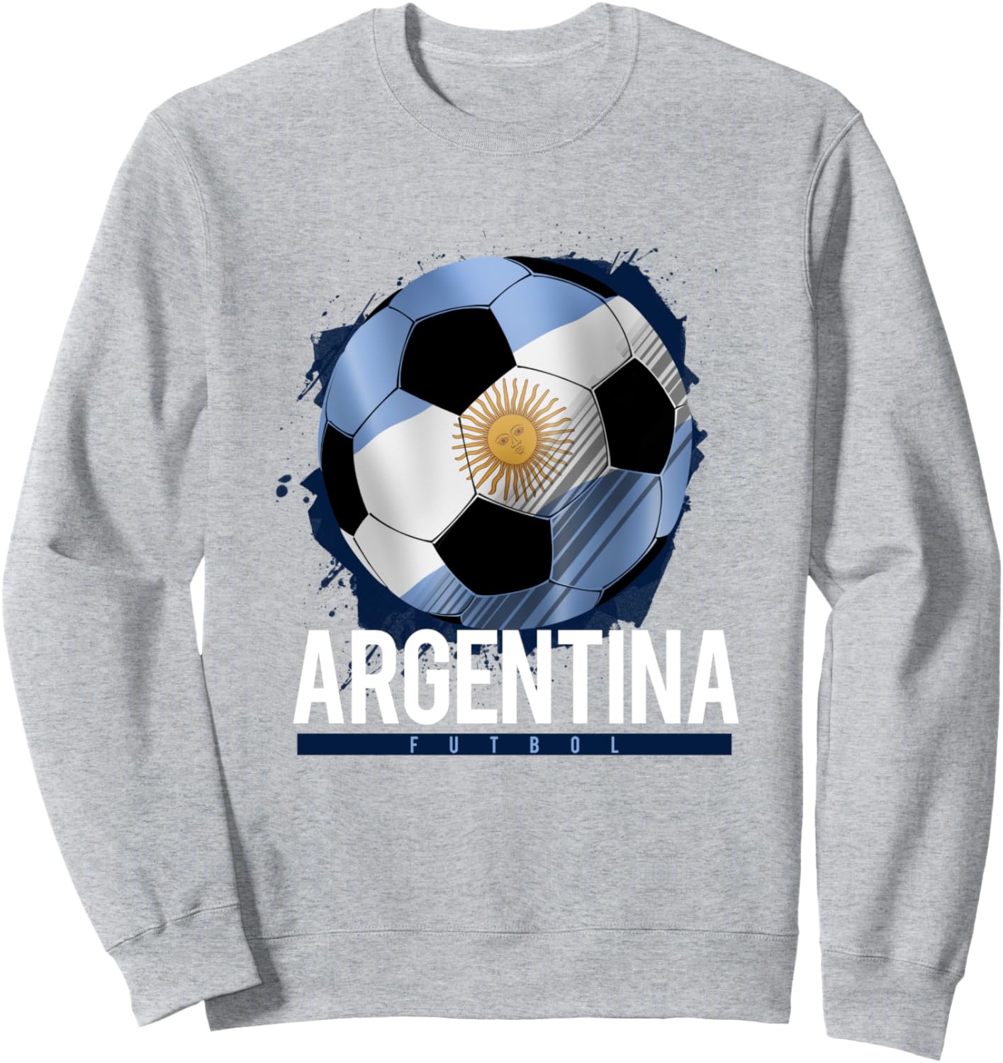 Футболка с изображением флага Аргентины, мяча и краски Trendy Apparel, серый
Футболка с изображением флага Аргентины, мяча и краски Trendy Apparel, серый