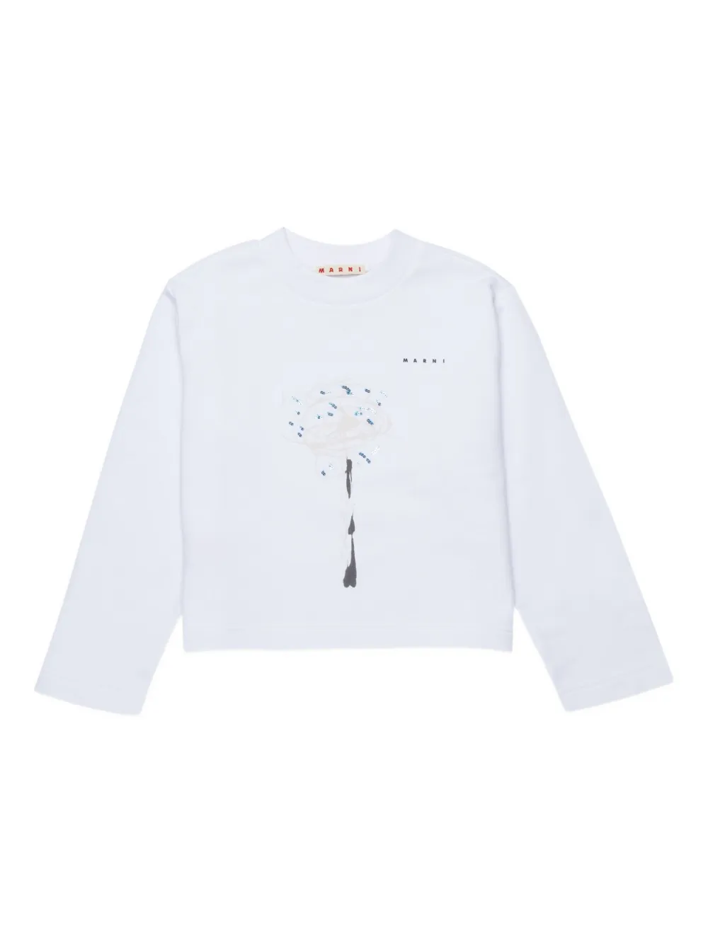 Толстовка с графичным принтом Marni Kids, белый
Толстовка с графичным принтом Marni Kids, белый