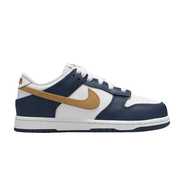 Кроссовки Dunk Low PS, цвет Midnight Navy Wheat
Кроссовки Dunk Low PS, цвет Midnight Navy Wheat