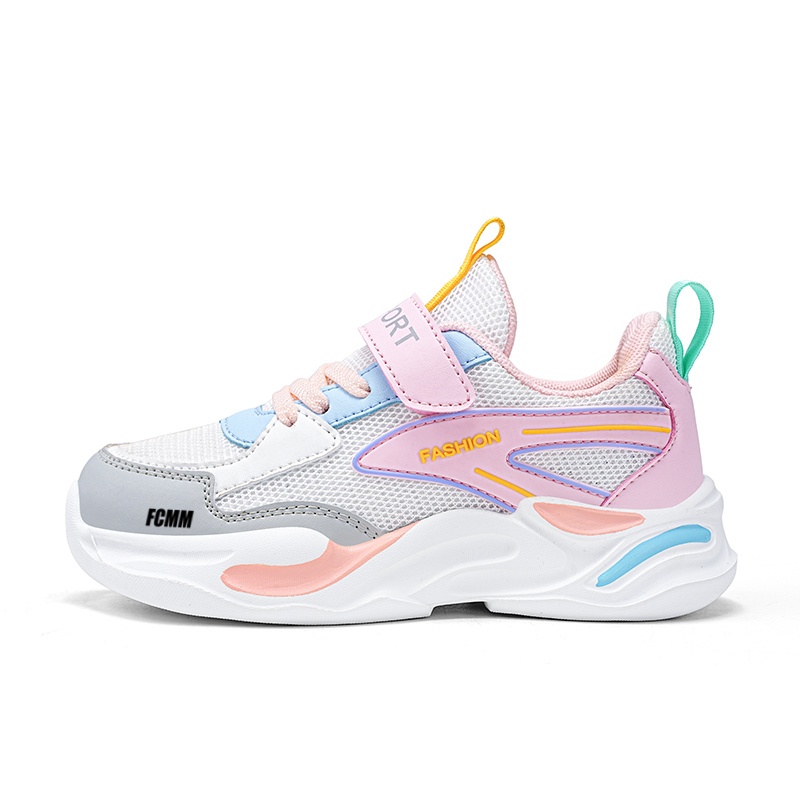 Детские повседневные низкие кроссовки с противоскользящей амортизацией, дышащие и легкие FCMM, розовый
Детские повседневные низкие кроссовки с противоскользящей амортизацией, дышащие и легкие FCMM, розовый