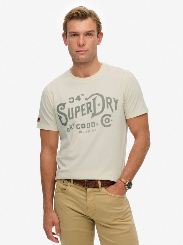 Футболка Heritage Brand из хлопка свободного кроя Superdry, Riff White
Футболка Heritage Brand из хлопка свободного кроя Superdry, Riff White