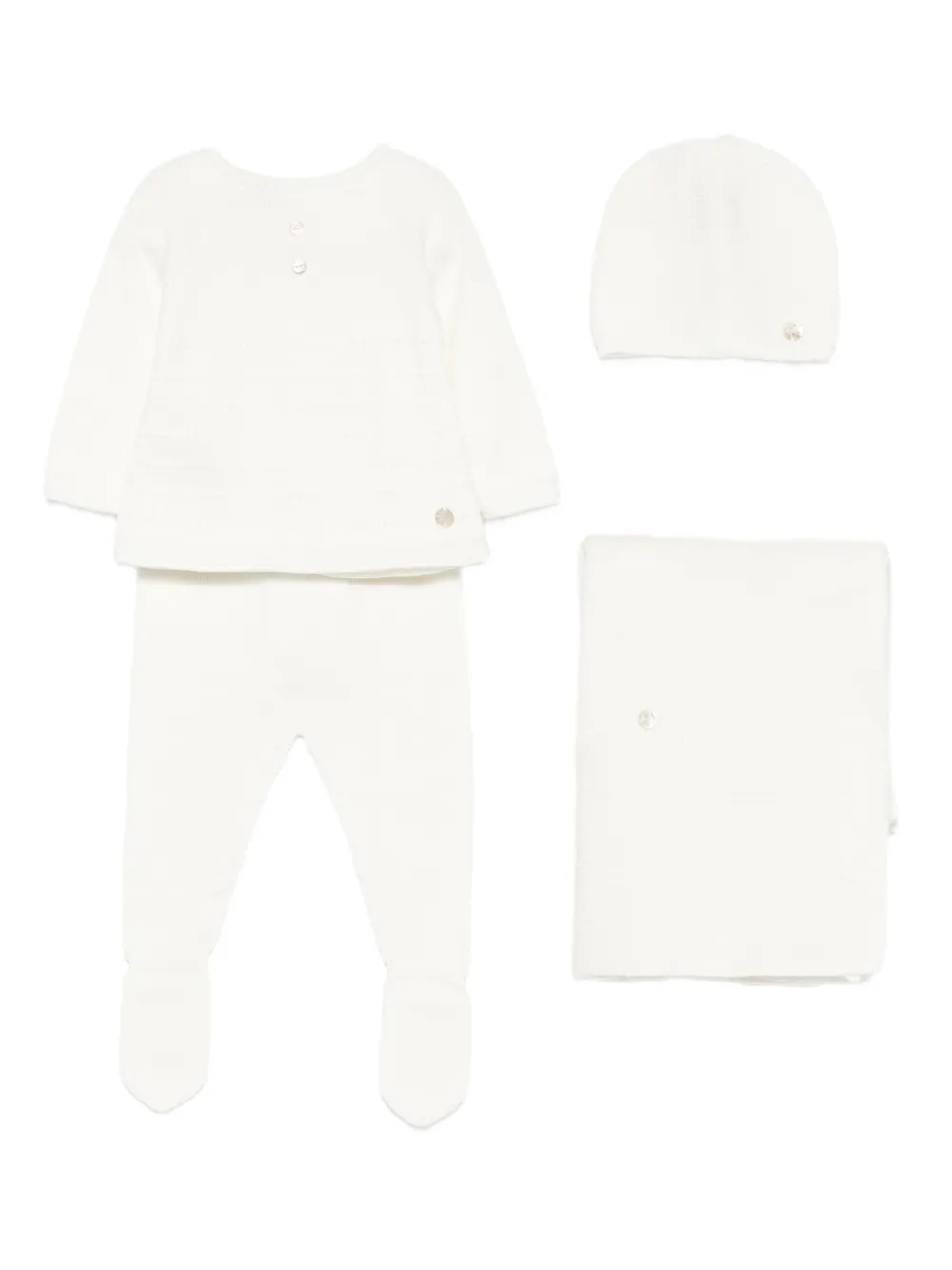 Вязаная пижама (комплект из трех) Paz Rodriguez, нейтральный
Вязаная пижама (комплект из трех) Paz Rodriguez, нейтральный