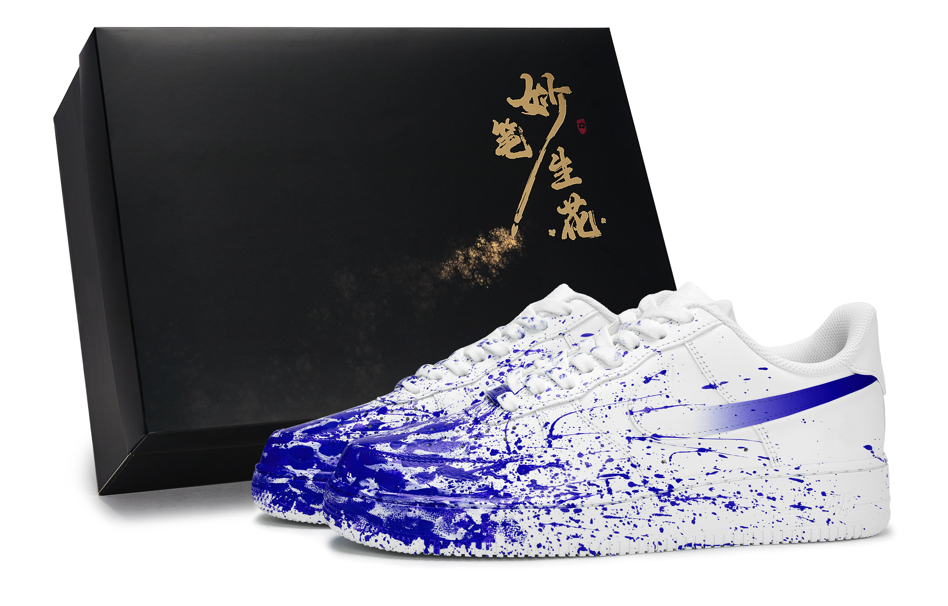 Nike Кроссовки Air Force 1 с низким верхом, противоскользящие, износостойкие, для скейтбординга, мужские, белые, синие
Nike Кроссовки Air Force 1 с низким верхом, противоскользящие, износостойкие, для скейтбординга, мужские, белые, синие