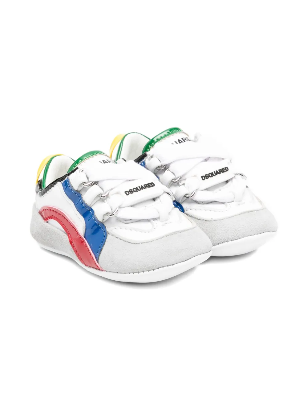 Пинетки со вставками Dsquared2 Kids, белый
Пинетки со вставками Dsquared2 Kids, белый