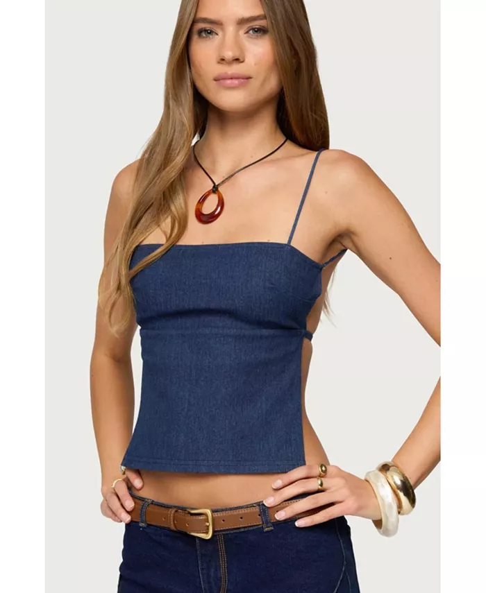 Женский джинсовый топ Conley с открытой спиной Edikted, синий
Женский джинсовый топ Conley с открытой спиной Edikted, синий