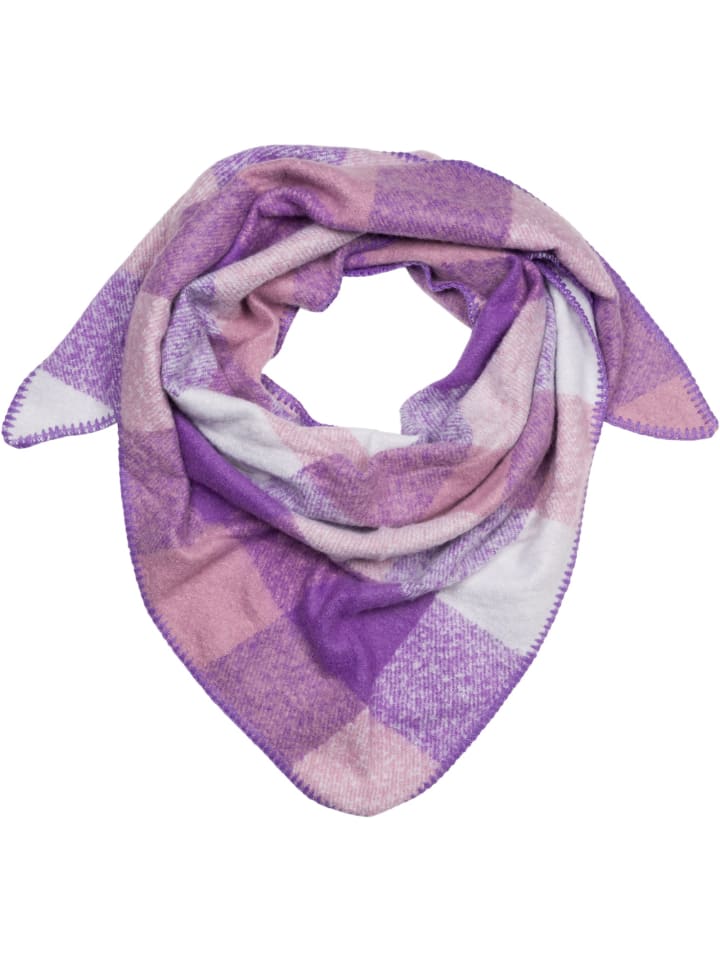 Клетчатый треугольный шарф сиренево-лилово-белого цвета styleBREAKER
Клетчатый треугольный шарф сиренево-лилово-белого цвета styleBREAKER