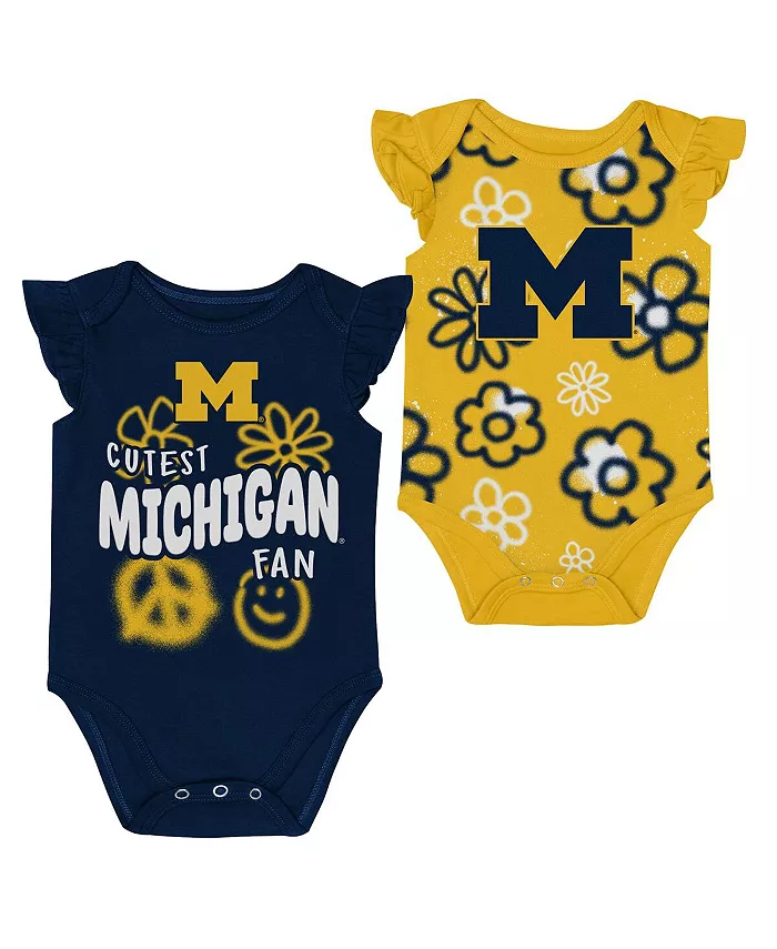 Комплект из двух предметов для мальчиков и девочек: темно-синий/кукурузный Michigan Wolverines Little Sunshine Outerstuff
Комплект из двух предметов для мальчиков и девочек: темно-синий/кукурузный Michigan Wolverines Little Sunshine Outerstuff