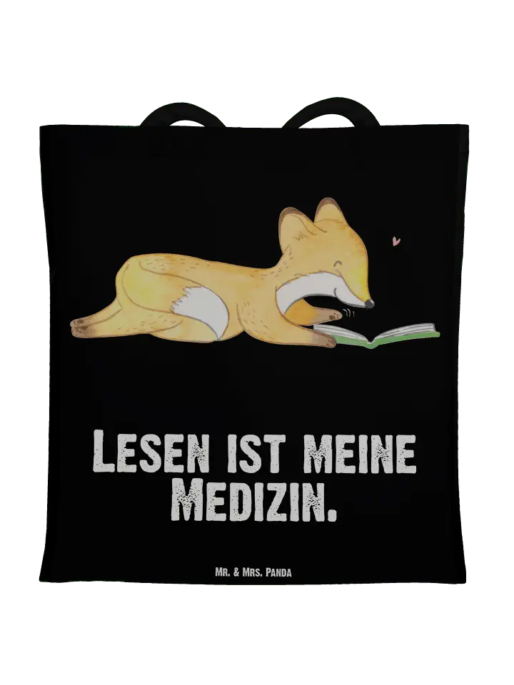 Сумка для переноски Mr & Mrs Panda Fuchs Lesen, черный
Сумка для переноски Mr & Mrs Panda Fuchs Lesen, черный