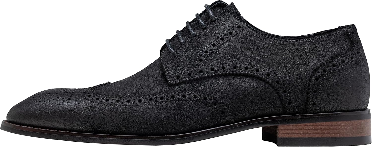 Мужские классические туфли Jousen из кожи с крыльями, формальные деловые оксфорды, броги, ретро дерби для мужчин, черный
Мужские классические туфли Jousen из кожи с крыльями, формальные деловые оксфорды, броги, ретро дерби для мужчин, черный