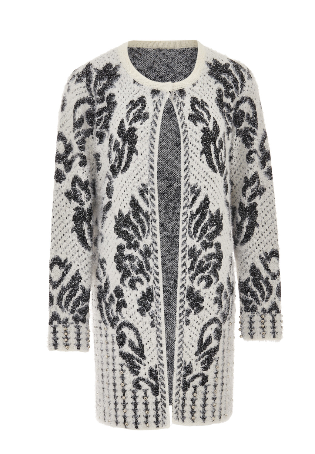 Толстовка faina Strickjacke, кремовый черный
Толстовка faina Strickjacke, кремовый черный