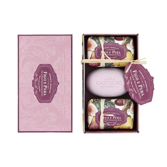 Кусковое мыло Castelbel Инжир и груша в подарочной упаковке 3 шт.
Кусковое мыло Castelbel Инжир и груша в подарочной упаковке 3 шт.