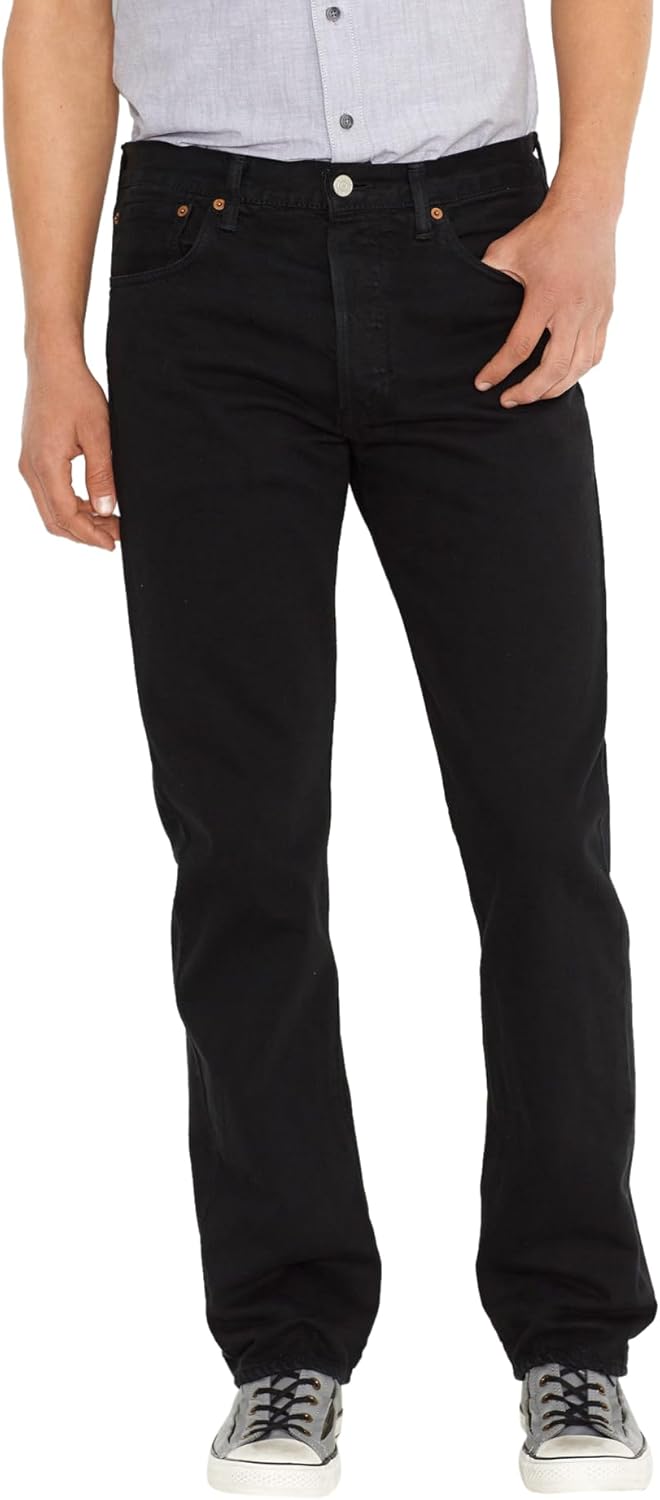 Levi's Men's 501-Original-Fit-Men's-Jeans, Black - Legacy
Levi's Men's 501-Original-Fit-Men's-Jeans, Black - Legacy