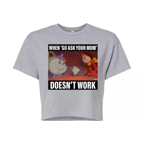 Футболка с принтом "Красавица и чудовище" и мемом "Спроси у мамы" Disney, серый
Футболка с принтом "Красавица и чудовище" и мемом "Спроси у мамы" Disney, серый