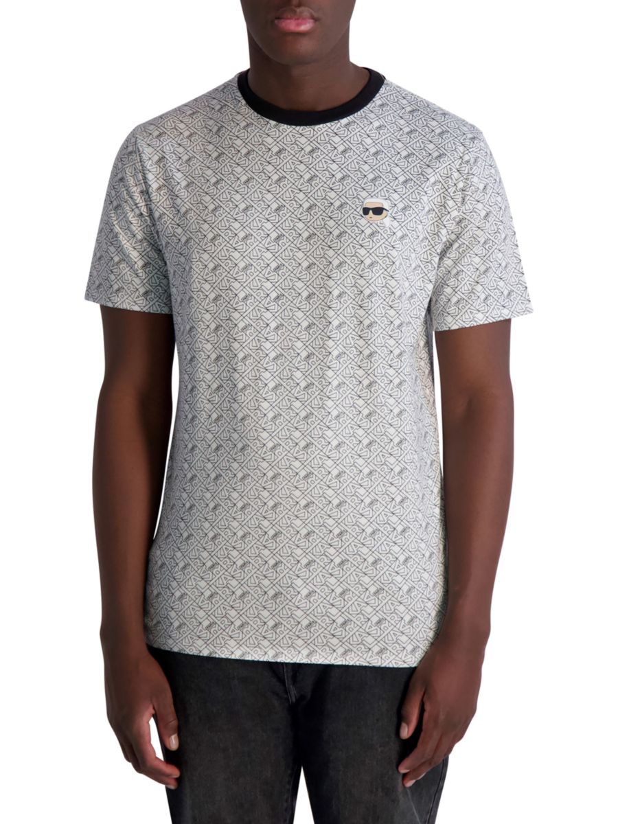 Футболка из хлопка с монограммой Karl Lagerfeld Paris, белый
Футболка из хлопка с монограммой Karl Lagerfeld Paris, белый