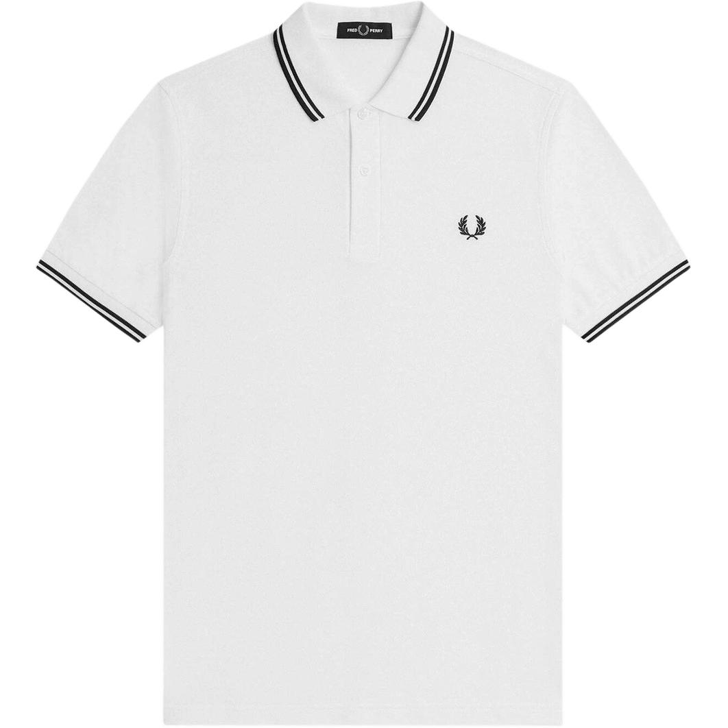Поло с полосатой отделкой FRED PERRY, белый
Поло с полосатой отделкой FRED PERRY, белый