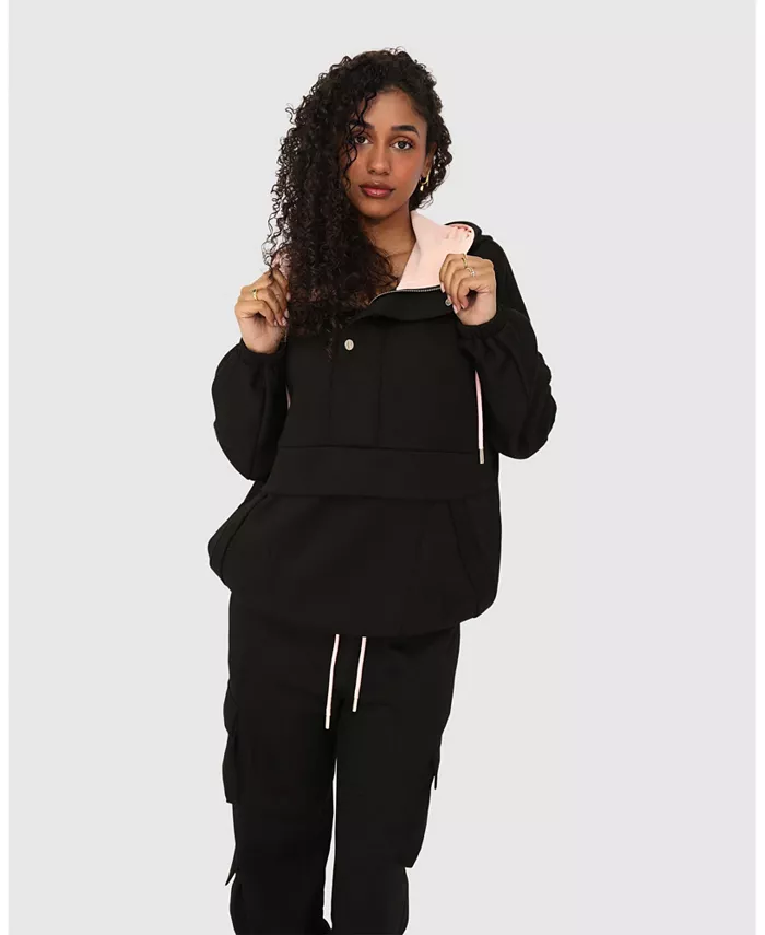 Женская толстовка с капюшоном Best Of Me с панелями Belle & Bloom, черный
Женская толстовка с капюшоном Best Of Me с панелями Belle & Bloom, черный