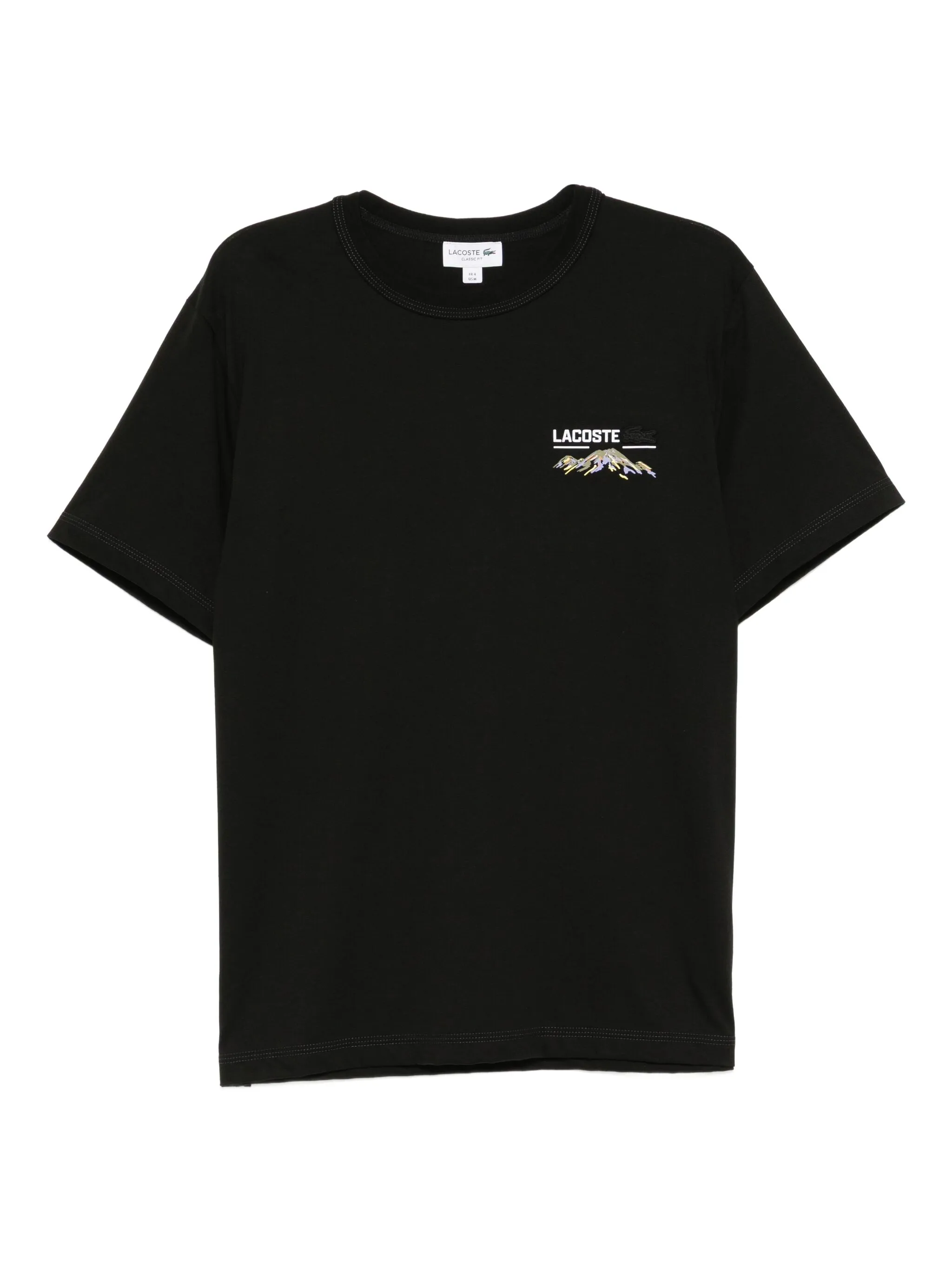 Футболка с круглым вырезом Lacoste, черный
Футболка с круглым вырезом Lacoste, черный
