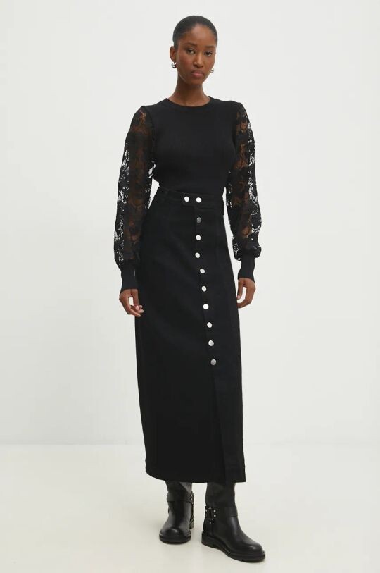 Джинсовая юбка Answear Lab, черный
Джинсовая юбка Answear Lab, черный