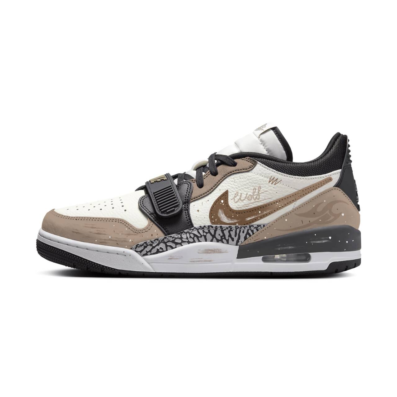 Мужские кроссовки Legacy 312 Abrasion Resistant низкие винтажные баскетбольные brown Jordan, черный
Мужские кроссовки Legacy 312 Abrasion Resistant низкие винтажные баскетбольные brown Jordan, черный