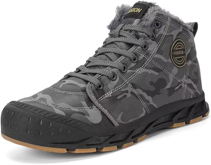 Мужские зимние ботинки Zonkacen с камуфляжным рисунком, теплые, для улицы, походов и кемпинга, светло-серый
Мужские зимние ботинки Zonkacen с камуфляжным рисунком, теплые, для улицы, походов и кемпинга, светло-серый