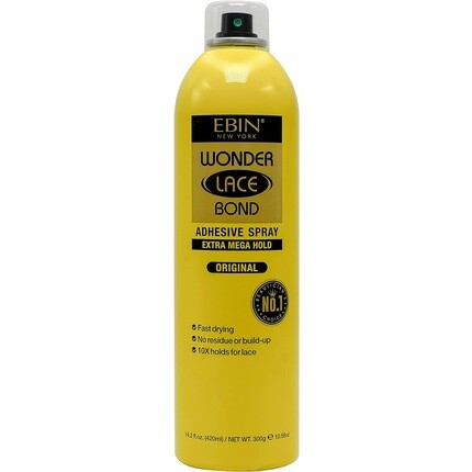 EBIN Wonder Lace Bond Spray 420 мл Экстра Мега Фиксация Ebin New York
EBIN Wonder Lace Bond Spray 420 мл Экстра Мега Фиксация Ebin New York