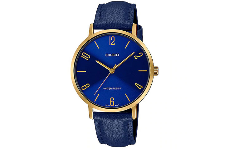 Стандартная серия Кварцевый механизм Кожаные ремешки для часов Женские часы Голубой циферблат CASIO
Стандартная серия Кварцевый механизм Кожаные ремешки для часов Женские часы Голубой циферблат CASIO